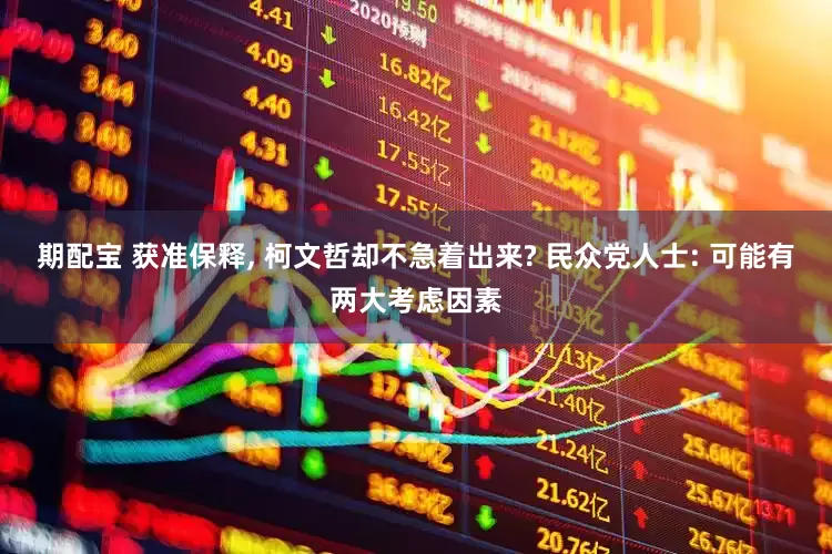 期配宝 获准保释, 柯文哲却不急着出来? 民众党人士: 可能有两大考虑因素