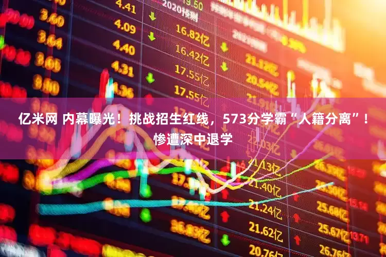 亿米网 内幕曝光！挑战招生红线，573分学霸“人籍分离”！惨遭深中退学